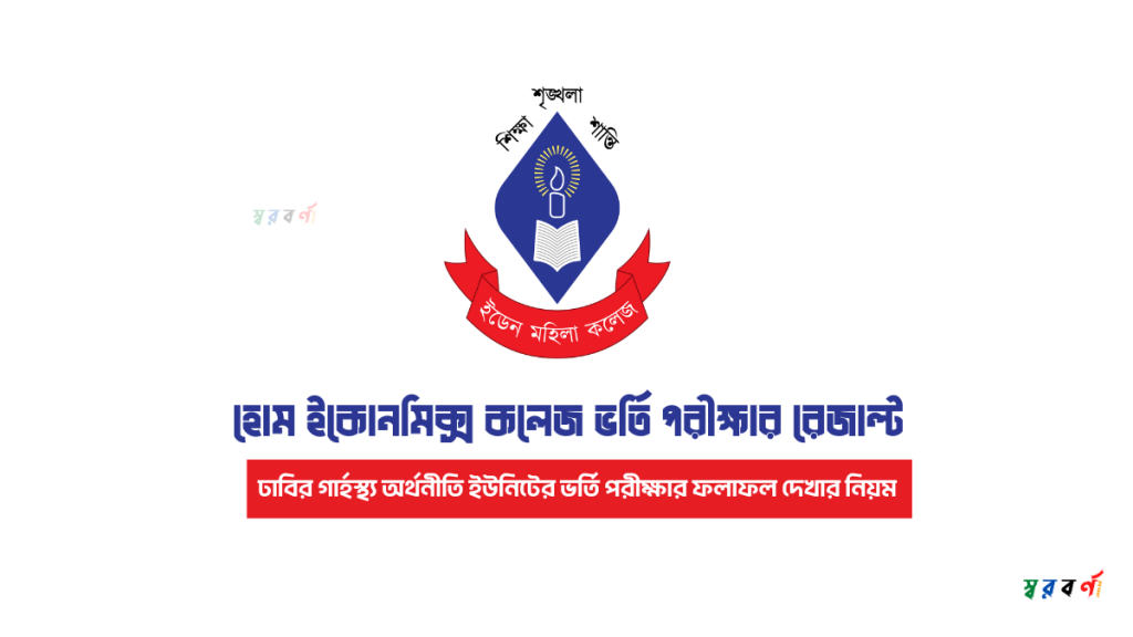 হোম ইকোনমিক্স কলেজ ভর্তি পরীক্ষার রেজাল্ট