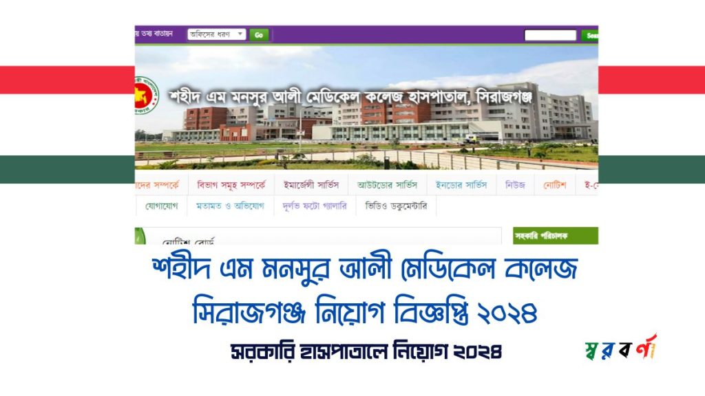 সরকারি হাসপাতালে নিয়োগ ২০২৪